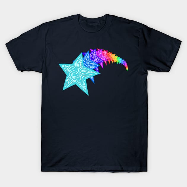 Shooting Stars T-Shirt by Heatherian